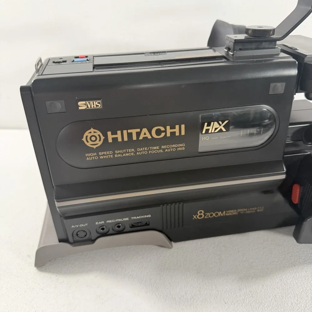 Hitachi VM-6100A S-VHS Camcorder Video Camera POWERS ON AS IS READ